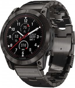  GARMIN FENIX 7X PRO SAPPHIRE SOLAR TITANIUM CARBON GRAY DLC WITH TITANIUM