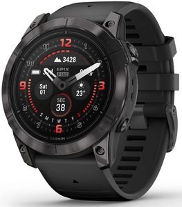  GARMIN EPIX PRO SAPPHIRE 51MM CARBON GRAY DLC TITANIUM WITH BLACK