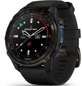  GARMIN DESCENT MK3I 51MM TITANIUM CARBON GREY DLC WITH BLACK