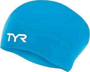  TYR LONG HAIR WRINKLE-FREE SILICONE ADULT SWIM CAP 