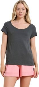  BODYTALK T-SHIRT V-NECK BUTTON DOWN BACK 