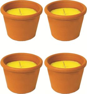    UNIKER CITRONELLA MINI TERRACOTA POT   (4)