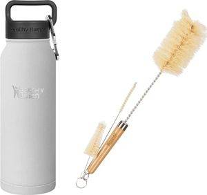  HEALTHY HUMAN STEIN BOTTLE PURE WHITE (621ML) &    HEALTHY HUMAN