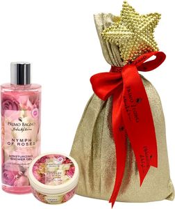 CHRISTMAS BAG PRIMO BAGNO NYMPH OF ROSES SHOWER GEL & BODY BUTTER (2)