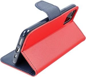 FANCY BOOK FLIP CASE FOR XIAOMI REDMI 9A RED/NAVY
