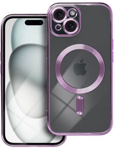 ELECTRO MAG COVER CASE WITH MAGSAFE FOR IPHONE 15 DEEP PURPLE