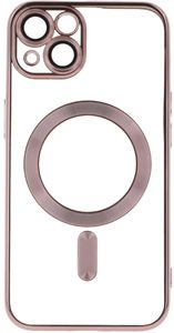 COLOR CHROME MAG CASE FOR IPHONE 15 PRO MAX 6.7 ROSE GOLD