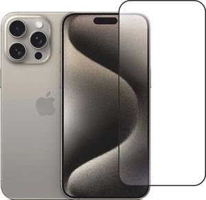 5D FULL GLUE TEMPERED GLASS FOR IPHONE 15 (MATTE) BLACK