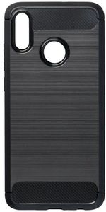 FORCELL CARBON BACK COVER CASE FOR HUAWEI P SMART 2019 BLACK