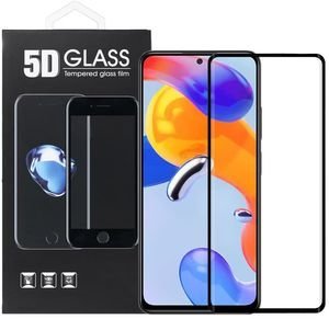 5D FULL GLUE TEMPERED GLASS FOR XIAOMI REDMI NOTE 12 PRO / 12 PRO + / 12 EXPLORER BLACK