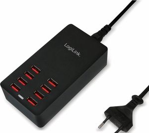 LOGILINK PA0140 8-PORT USB TABLE CHARGER 240V 5V/8.8A