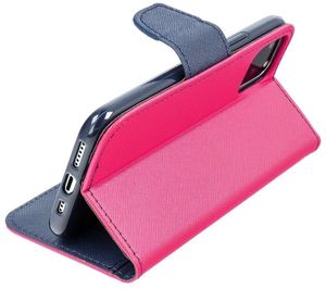 FANCY BOOK CASE FOR SAMSUNG GALAXY J5 2017 PINK NAVY