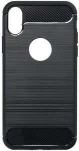 FORCELL CARBON BACK COVER CASE FOR APPLE IPHONE X BLACK