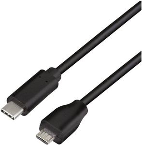 LOGILINK CU0196 USB 2.0 CABLE USB-C MALE TO MICRO-USB MALE 0.5M