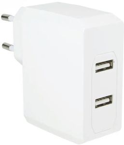 LOGILINK PA0094 2-PORT USB WALL CHARGER 240V/3.4A