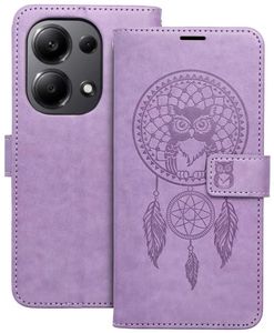 MEZZO BOOK CASE FOR XIAOMI REDMI NOTE 13 PRO 4G DREAMCATCHER PURPLE