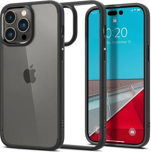 SPIGEN CRYSTAL HYBRID MATTE BLACK FOR IPHONE 14 PRO MAX