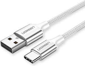 UGREEN CHARGING CABLE US288 TYPE-C SILVER 1M 60131 3A