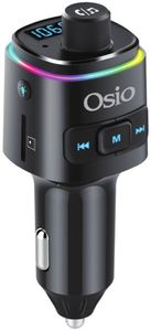 OSIO OFT-4240BT FM TRANSMITTER  LED HANDS FREE   BLUETOOTH MICRO SD  2 USB