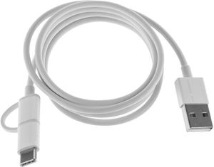 XIAOMI MI SJV4082TY 2-IN-1 USB CABLE TO MICRO-USB + TYPE C 1M