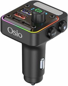 OSIO OFT-4260BT  FM TRANSMITTER     BLUETOOTH USB 2XTYPE-C 54W
