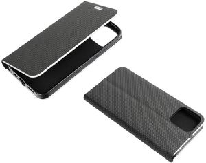 FORCELL LUNA BOOK CARBON FOR XIAOMI REDMI NOTE 11 / 11S BLACK