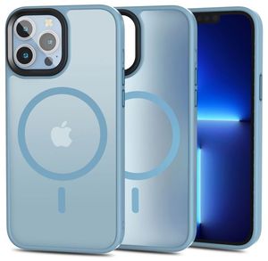 MATTE MAG COVER CASE MAGSAFE FOR IPHONE 16 PRO MAX BLUE