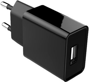 SETTY USB WALL CHARGER 2,4A BLACK