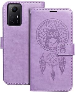 FORCELL MEZZO BOOK CASE FOR XIAOMI REDMI NOTE 12S DREAMCATCHER PURPLE