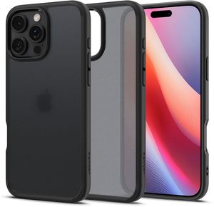 SPIGEN ULTRA HYBRID FROST BLACK FOR IPHONE 16 PRO