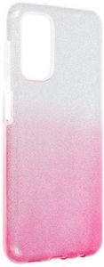 FORCELL SHINING CASE FOR SAMSUNG GALAXY A53 5G CLEAR/PINK