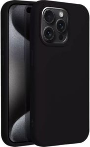 SILICONE CASE FOR IPHONE 15 PRO MAX BLACK