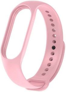STRAP SILICONE FOR SMARTBAND XIAOMI MI BAND 5 / 6 / 7 PINK (06)