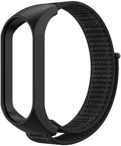 STRAP NYLON FOR SMARTBAND XIAOMI MI BAND 5 / 6 / 7 BLACK (05)