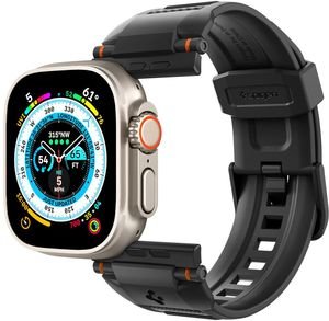 SPIGEN RUGGED ULTRA BAND MATTE BLACK FOR APPLE WATCH 49MM/45MM/44MM/42MM