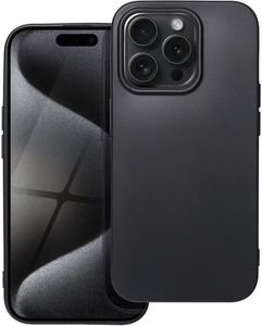 SOFT CASE FOR IPHONE 15 PRO BLACK