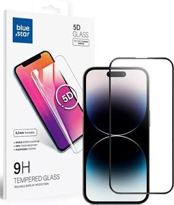 BLUE STAR TEMPERED GLASS FOR SAMSUNG A56 5G FULL FACE (FULL GLUE WITH FRAME/SMALL SIZE) BLACK