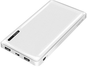LOGILINK MOBILE POWER BANK LIPO 10.000MAH USB-C IN/OUT WHITE