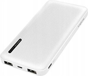 LOGILINK MOBILE POWER BANK LIPO 10.000MAH USB-C IN/OUT WHITE