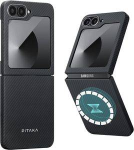 PITAKA MAGEZ CASE 5 BLACK/GRAY FOR SAMSUNG GALAXY Z FLIP 6