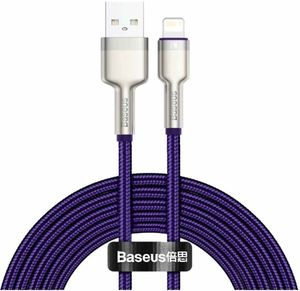 BASEUS CAFULE CABLE USB LIGHTNING 2.4A 2M PURPLE