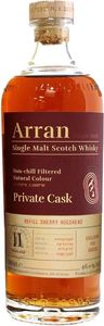  THE ARRAN MALT 11 YEARS PRIVATE CASK (GREECE) 46% 700ML (2009/946) 700 ML