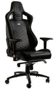 NOBLECHAIRS EPIC GAMING CHAIR BLACK/GOLD - NBL-PU-GOL-002