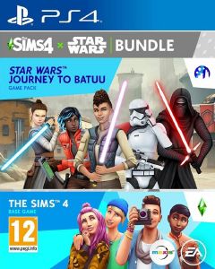 PS4 THE SIMS 4 & STAR WARS JOURNEY TO BATUU - GAME PACK BUNDLE