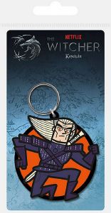 PYRAMID THE WITCHER - GERALT RUBBER KEYCHAIN (RK39257C)