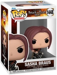 FUNKO POP! ANIMATION: ATTACK ON TITAN - SASHA BRAUS #1448 VINYL FIGURE