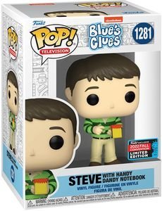 FUNKO POP! TELEVISION: BLUES CLUES - STEVE WITH HANDY DANDY NOTEBOOK #1281 VINYL FIGURE