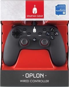 SPARTAN GEAR - OPLON WIRED CONTROLLER PC & PS3 BLACK