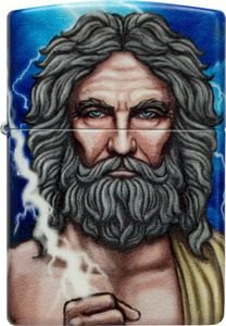   ZIPPO 49193 GREEK GOD CLASH