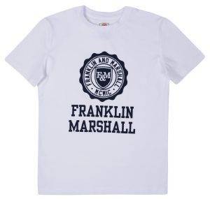T-SHIRT FRANKLIN & MARSHALL BRAND LOGO FMS0060 